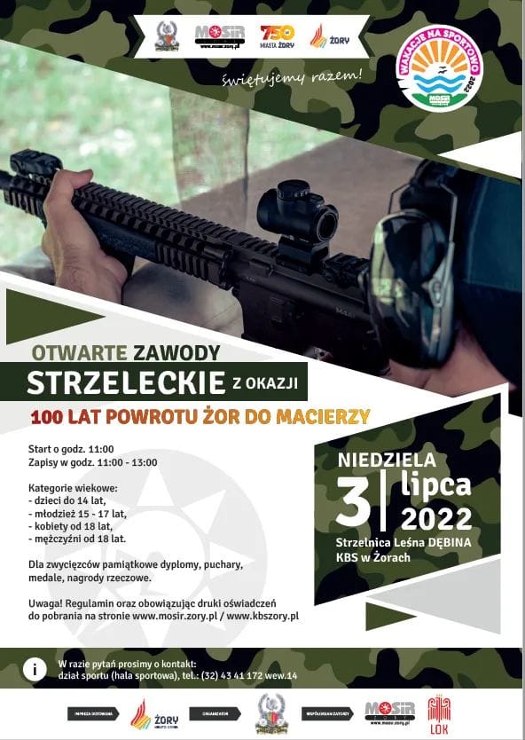 Zawody strzeleckie z okazji 100 lat powrotu Żor do macierzy